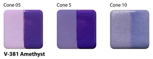 Amaco Amethyst Velvet Underglaze V-381-Q cone tiles