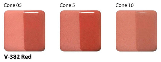 Amaco Red Velvet Underglaze V-382-Q cone tiles