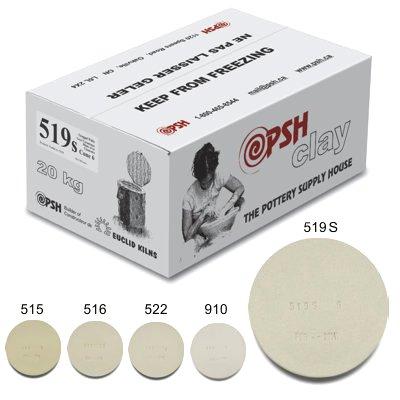 PSH 519-S White Clay Cone 6 (Grogged)