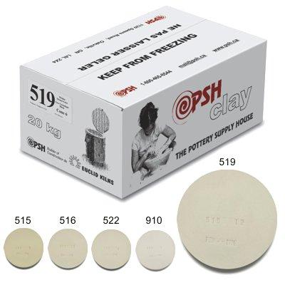 PSH 519 White Clay Cone 6 (Grogless)
