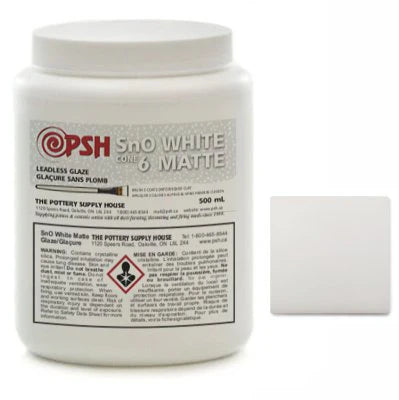 SnO White Matte Cone 6