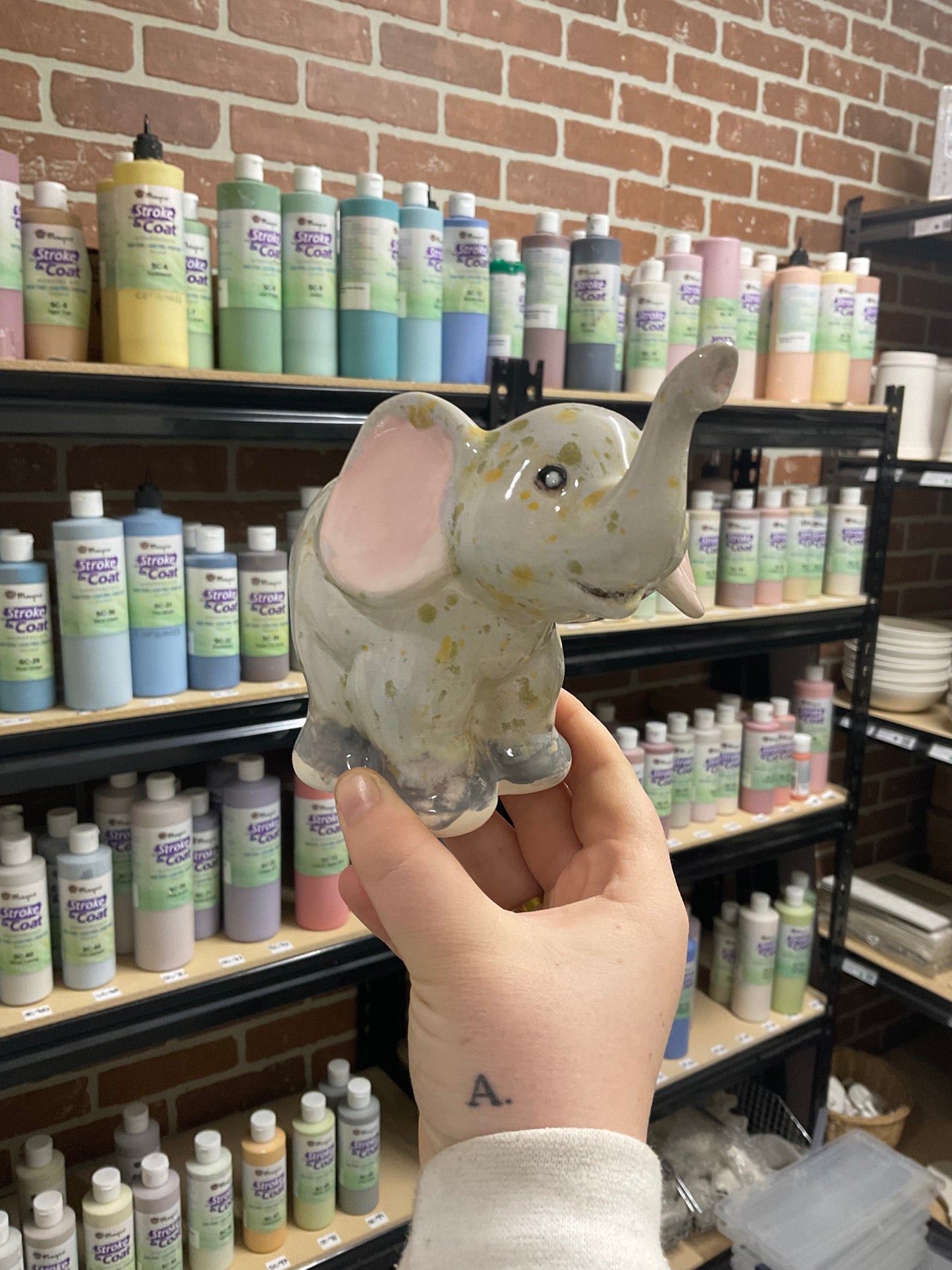 Ellie the Elephant - Great White North Pottery Supplies