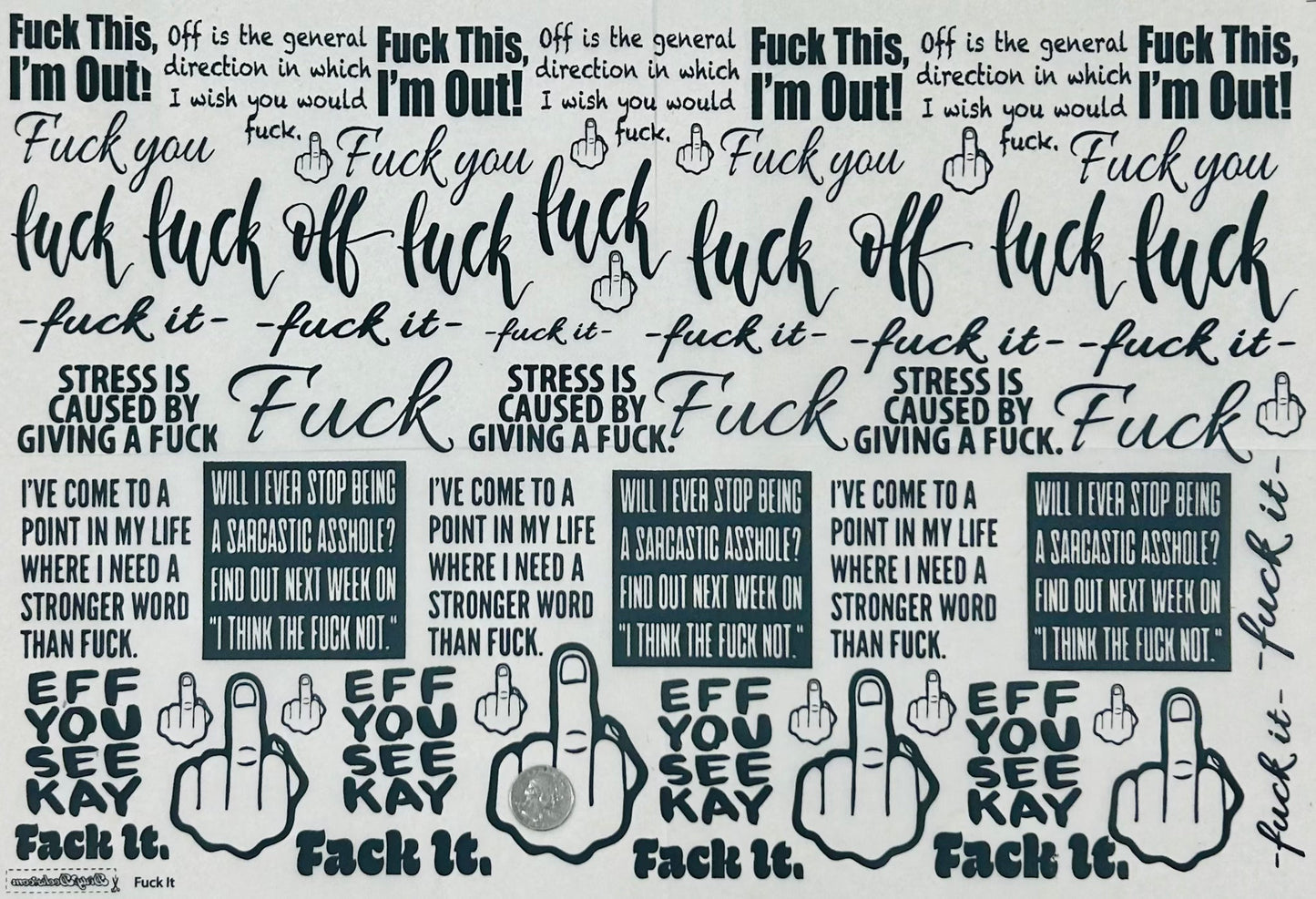 F**k It - Great White North Pottery Supplies