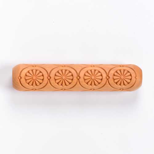 BHR-097 Big Hand Roller – Geometric Flower Pattern