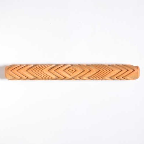 LHR-018 Long Hand Roller – Vertical Zigzag