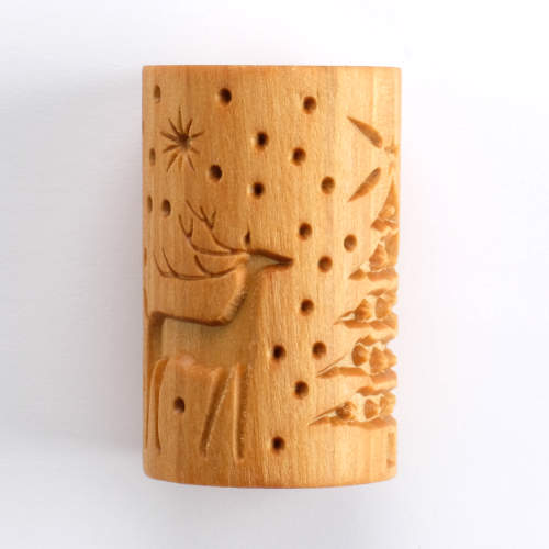 RL-045 Large Handle Roller – Reindeer Christmas