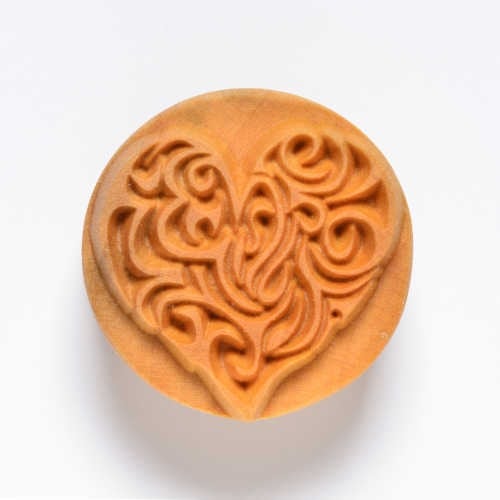 Scl-001 Large Round Stamp – Complicated Heart