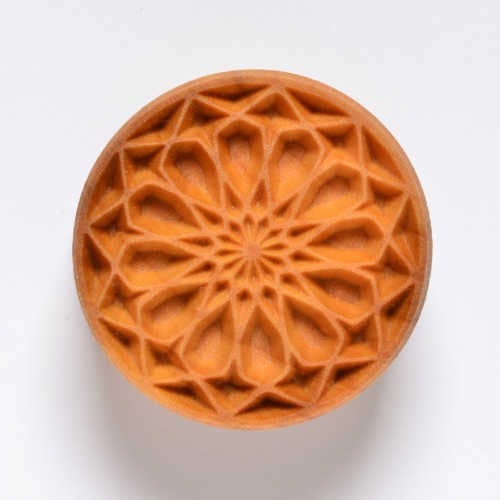 Scl-011 Large Round Stamp – Rose Window 1