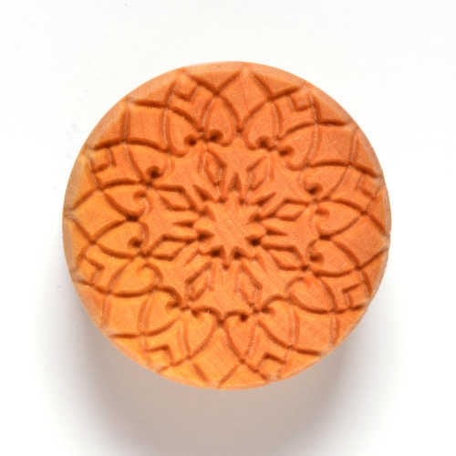 Scl-012 Large Round Stamp – Rose Window 2