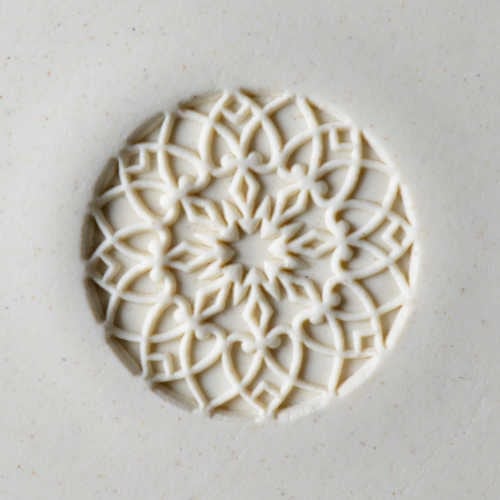 Scl-012 Large Round Stamp – Rose Window 2