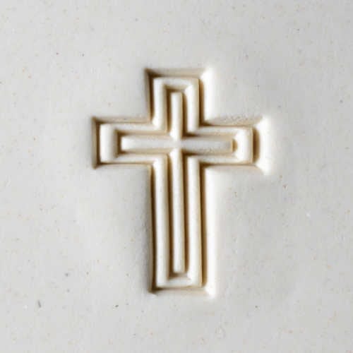 Scl-019 Large Round Stamp – Cross