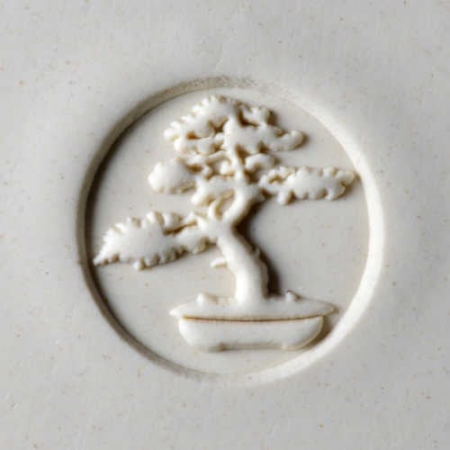 Scl-027 Large Round Stamp – Black Pine Bonsai