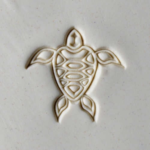 Scl-035 Large Round Stamp – Sea Turtle