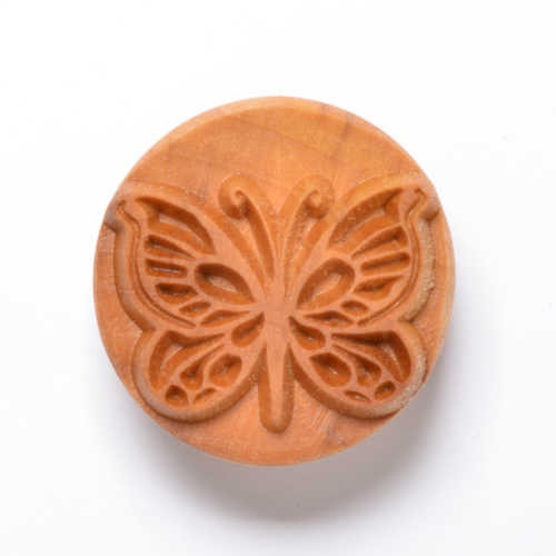 Scl-043 Large Round Stamp – Butterfly 2