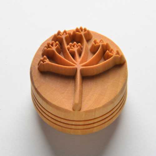 Scl-089 Large Round Stamp – Butterfly Milkweed