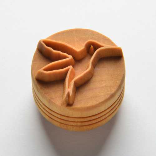 Scl-114 Large Round Stamp – Hummingbird