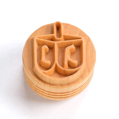 Scl-142 Large Round Stamp – Dreidel