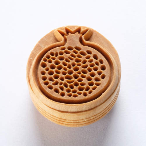 Scl-153 Large Round Stamp – Pomegranate