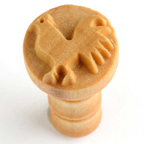 Scm-024 Medium Round Stamp – Rooster