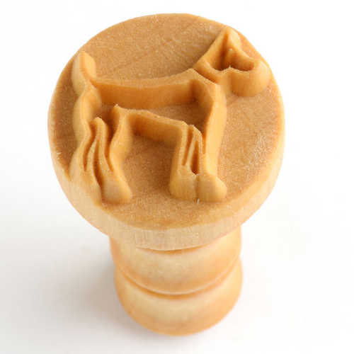 Scm-033 Medium Round Stamp – Dog