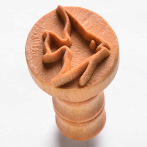 Scm-195 Medium Round Stamp – Angel Fish