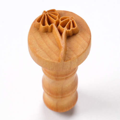 Scm-275 Medium Round Stamp – Cluster of Flowers