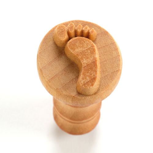 Scm-295 Medium Round Stamp – Left Footprint