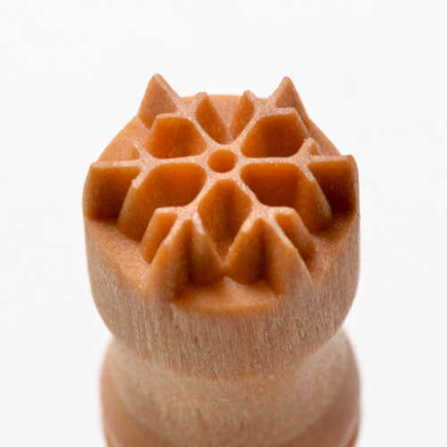 Scs-092 Small Round Stamp – Snowflake 01