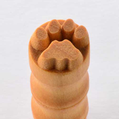 Scs-182 Small Round Stamp – Cat Paw Print