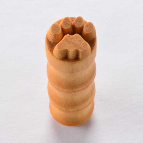 Scs-182 Small Round Stamp – Cat Paw Print