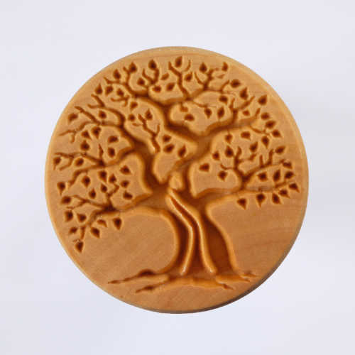 Scxl-007 Extra Large Round Stamp – Old Tree