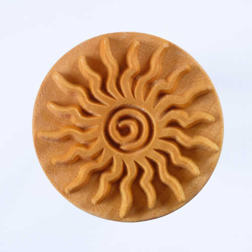 Scxl-019 Extra Large Round Stamp – Spiral Sun