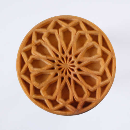 Scxl-020 Extra Large Round Stamp – Rose Window 1