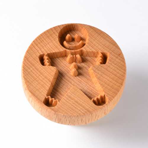 Scxl-039 Extra Large Round Stamp – Gingerbread Man