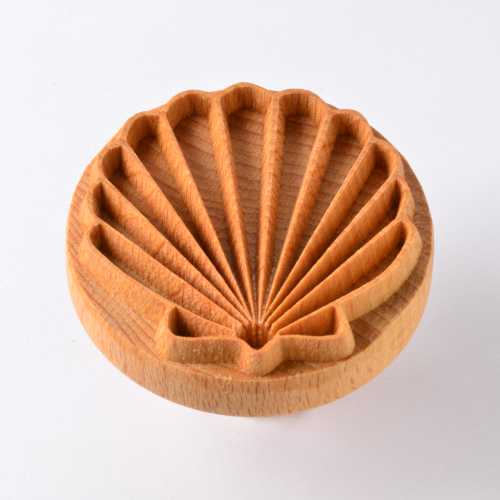 Scxl-042 Extra Large Round Stamp – Scallop Shell