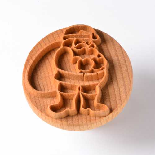 Scxl-043 Extra Large Round Stamp – Santa