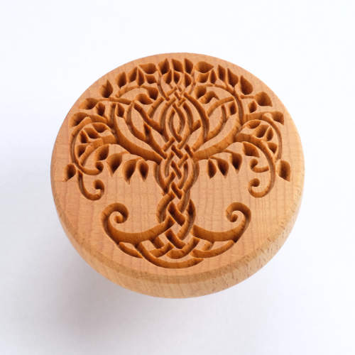Scxl-056 Extra Large Round Stamp – Celtic Tree