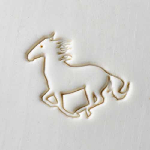 Scxl-033 Extra Large Round Stamp – Running Horse