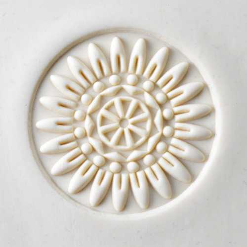 Scxl-036 Extra Large Round Stamp – Feather Mandala