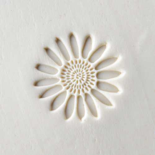 Scl-109 Large Round Stamp – Sunflower 2