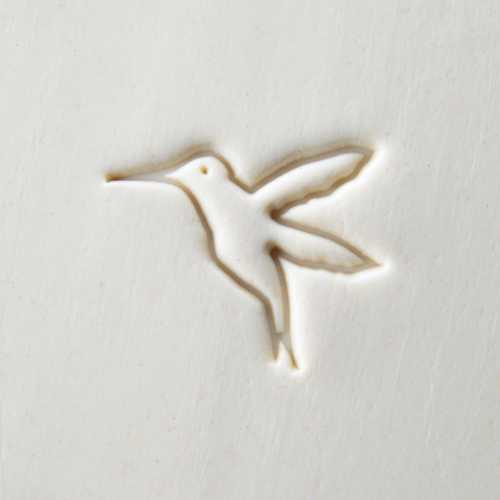Scl-114 Large Round Stamp – Hummingbird