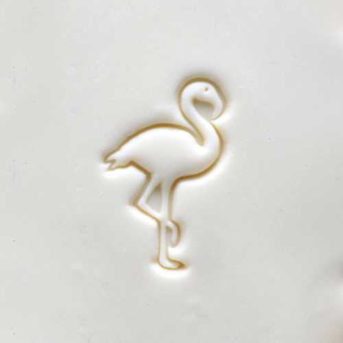 Scl-126 Large Round Stamp – Flamingo