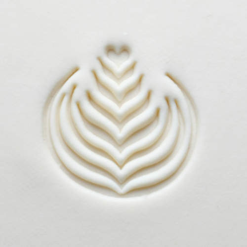 Scl-148 Large Round Stamp – Latte Art