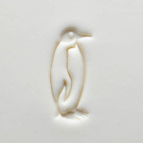 Scl-152 Large Round Stamp – Penguin
