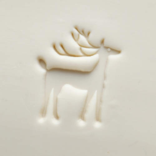 Scl-154 Large Round Stamp – Reindeer