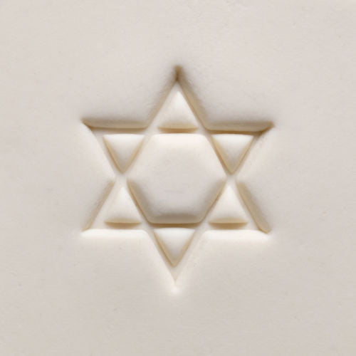 Scl-156 Large Round Stamp – Star of David
