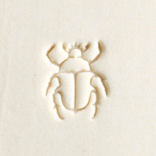 Scm-232 Medium Round Stamp – Scarab Beetle