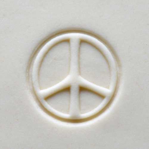 Scm-238 Medium Round Stamp – Peace Sign