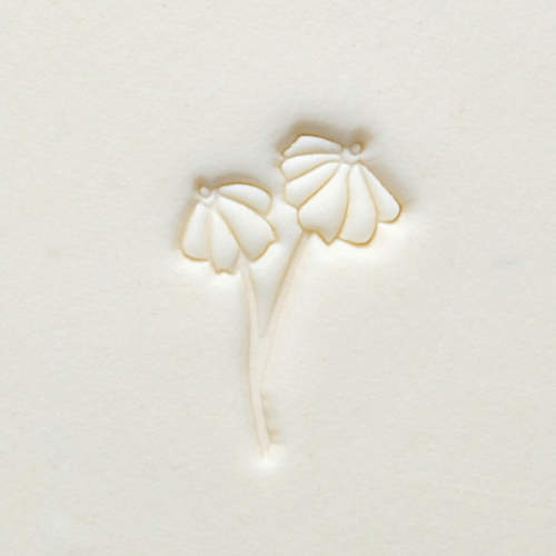 Scm-275 Medium Round Stamp – Cluster of Flowers