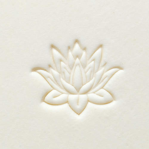 Scm-277 Medium Round Stamp – Blooming Lotus